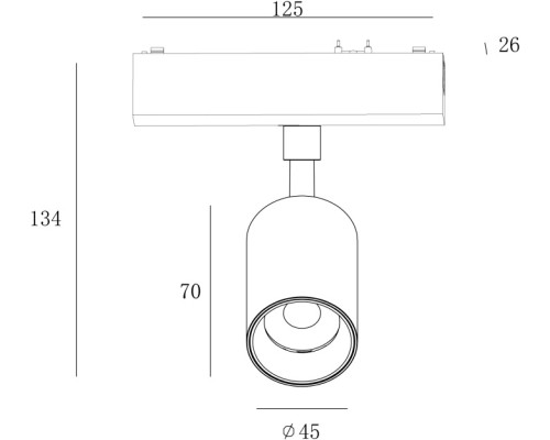 Трековый светильник SLIM SL-SLIM-SPWH-10-CCT SWG Трековый светильник SLIM SL-SLIM-SPWH-10-CCT SWG