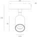 Трековый светильник SLIM SL-SLIM-SPWH-15-CCT SWG