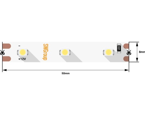Светодиодная лента SWG360-12-4.8-R SWG Светодиодная лента SWG360-12-4.8-R SWG