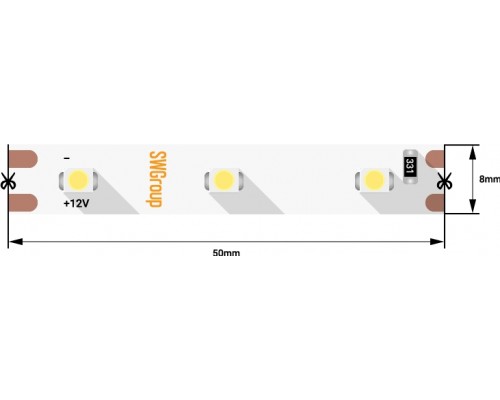 Светодиодная лента SWG360-12-4.8-W-M SWG Светодиодная лента SWG360-12-4.8-W-M SWG