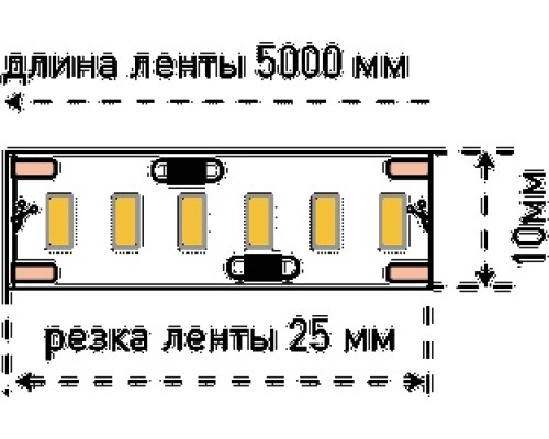 Светодиодная лента SWG4240 SWG4240-12-24-NW-M SWG Светодиодная лента SWG4240 SWG4240-12-24-NW-M SWG