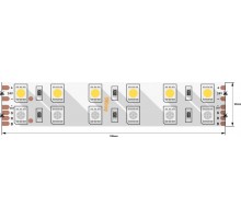 Светодиодная лента  SWG5120-24-28.8-RGBW SWG