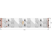 Светодиодная лента  SWG5120-24-28.8-RGB SWG