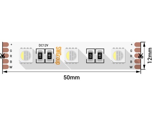 Светодиодная лента SWG560-12-19.2-RGB+W SWG Светодиодная лента SWG560-12-19.2-RGB+W SWG