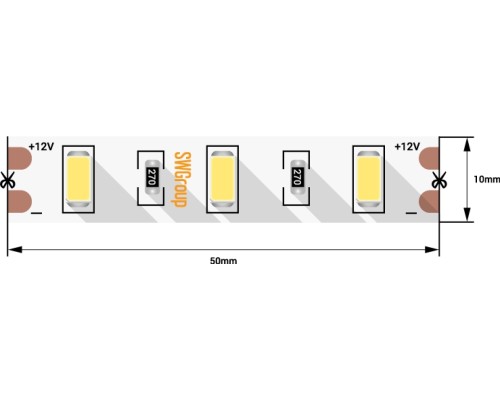 Светодиодная лента  SWG660-12-12-NW SWG