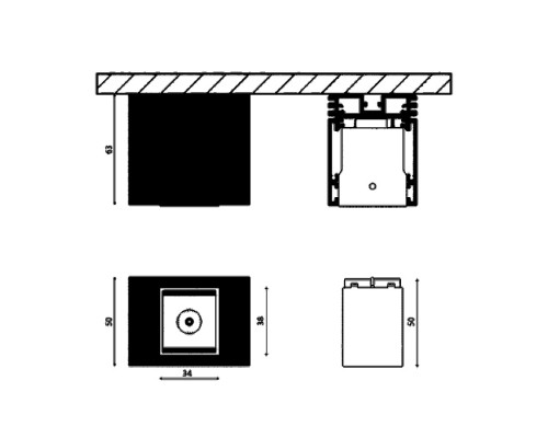Трековый светильник SY SY-601231-BL-2-WW SWG Трековый светильник SY SY-601231-BL-2-WW SWG