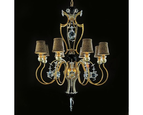 Подвесная люстра Tango 53508-22 H Leopard Schonbek Подвесная люстра Tango 53508-22 H Leopard Schonbek