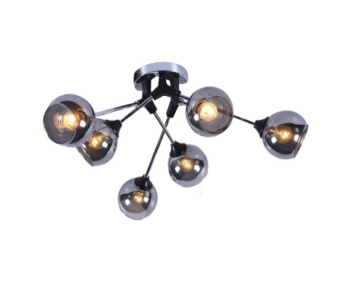 Потолочная люстра Shirley SF3308/6C-MBK-CR Seven Fires Потолочная люстра Shirley SF3308/6C-MBK-CR Seven Fires