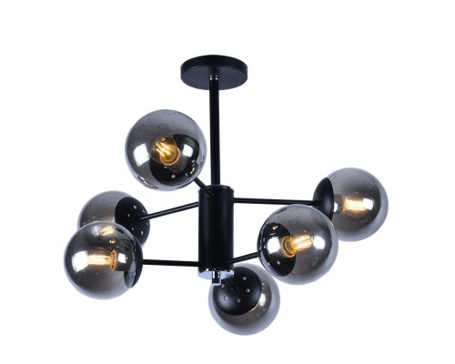Потолочная люстра Aimee SF3309/6C-MBK-CR Seven Fires Потолочная люстра Aimee SF3309/6C-MBK-CR Seven Fires