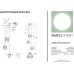 Подвесной светильник 1034 1034-3PL Simple Story