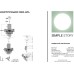 Подвесная люстра 1100 1100-4PL Simple Story