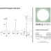 Потолочная люстра 1145 1145-4PL Simple Story