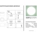 Точечный светильник 2060 2060-LED12CLW Simple Story