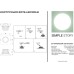 Точечный светильник 2076 2076-LED12DLB Simple Story