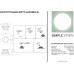 Точечный светильник 2077 2077-LED12DLB Simple Story