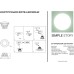 Точечный светильник 2078 2078-LED12DLW Simple Story