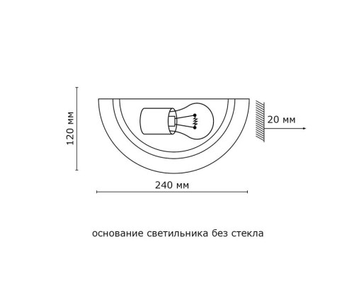 Настенный светильник Duna 053 золото Sonex Настенный светильник Duna 053 золото Sonex