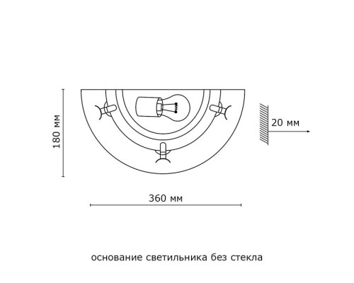 Настенный светильник Provence Crema 056 Sonex Настенный светильник Provence Crema 056 Sonex