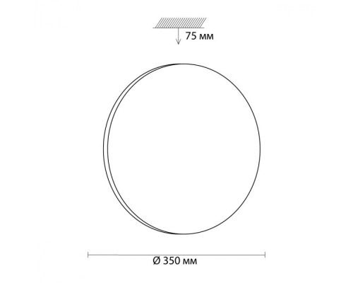 Настенно-потолочный светильник Simple 3017/CL Sonex Настенно-потолочный светильник Simple 3017/CL Sonex