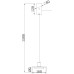 Подвесной светильник Gloze 4009/02/01P Stilfort