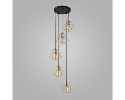 Подвесной светильник Diamond Gold 1781 Diamond Gold TK Lighting Подвесной светильник Diamond Gold 1781 Diamond Gold TK Lighting