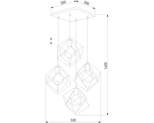 Подвесной светильник Alambre 2778 Alambre TK Lighting Подвесной светильник Alambre 2778 Alambre TK Lighting