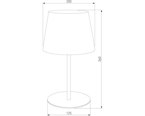 Интерьерная настольная лампа Maja 2934 Maja TK Lighting Интерьерная настольная лампа Maja 2934 Maja TK Lighting