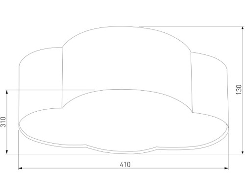 Потолочный светильник Cloud 3144 Cloud TK Lighting Потолочный светильник Cloud 3144 Cloud TK Lighting