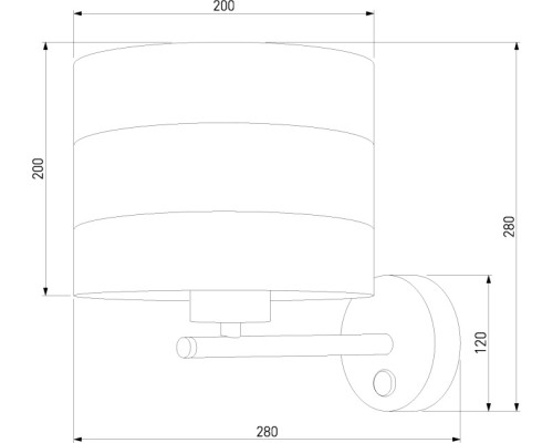 Бра Tago 3210 Tago Black TK Lighting Бра Tago 3210 Tago Black TK Lighting
