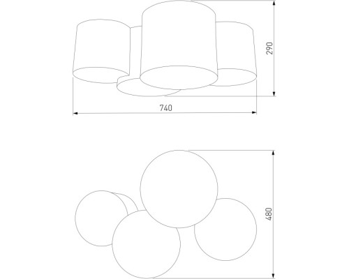 Потолочный светильник Mona 3276 Mona Kids TK Lighting Потолочный светильник Mona 3276 Mona Kids TK Lighting