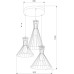 Подвесной светильник Sahara 3351 Sahara TK Lighting