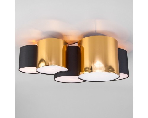 Потолочная люстра Mona 3447 Mona Black / Gold TK Lighting Потолочная люстра Mona 3447 Mona Black / Gold TK Lighting