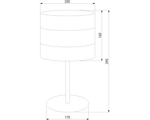 Интерьерная настольная лампа Tago 5056 Tago White TK Lighting Интерьерная настольная лампа Tago 5056 Tago White TK Lighting