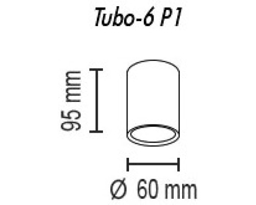 Точечный светильник Tubo Tubo6 P1 29 TopDecor