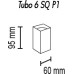 Точечный светильник Tubo Tubo6 SQ P1 09 TopDecor