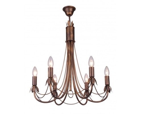 Потолочная люстра Lucinda TL7350D-06BR TopLight Потолочная люстра Lucinda TL7350D-06BR TopLight