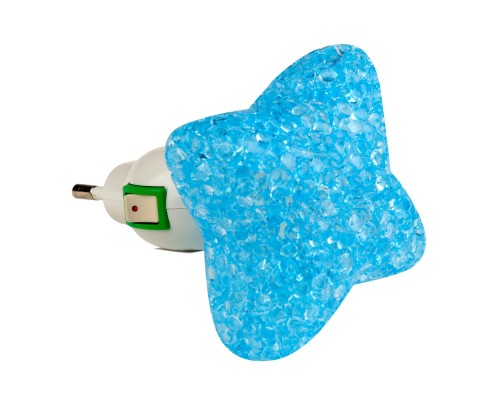 Ночник DTL-309-Звездочка/BLUE/1LED/0,1W Uniel Ночник DTL-309-Звездочка/BLUE/1LED/0,1W Uniel