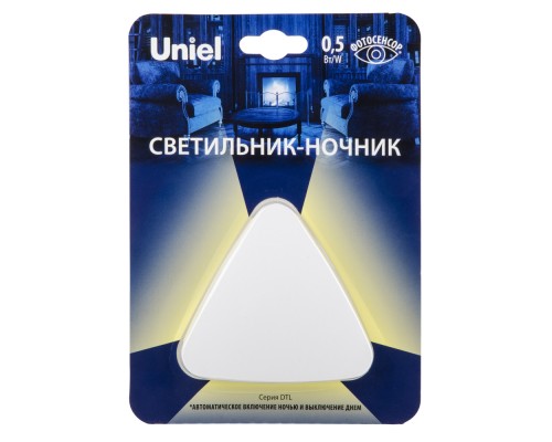 Ночник  DTL-320 Треугольник/White/Sensor Uniel