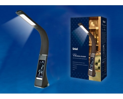 Офисная настольная лампа TLD-542 Black/LED/300Lm/5000K/Dimmer Uniel Офисная настольная лампа TLD-542 Black/LED/300Lm/5000K/Dimmer Uniel