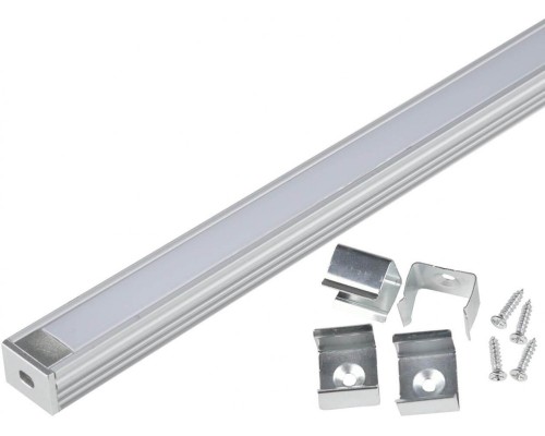 Профиль для светодиодной ленты UFE-K UFE-K10 Silver/Frozen 200 Polybag Uniel Профиль для светодиодной ленты UFE-K UFE-K10 Silver/Frozen 200 Polybag Uniel