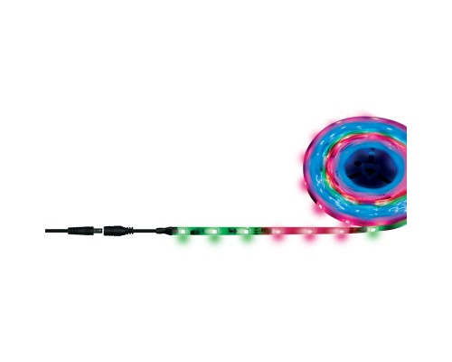Светодиодная лента ULS-F20-5050-30LED/m-10mm-IP65-DC12V-7,2W/m-5M-RGB SMART Uniel Светодиодная лента ULS-F20-5050-30LED/m-10mm-IP65-DC12V-7,2W/m-5M-RGB SMART Uniel