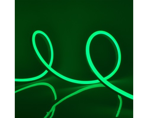Светодиодная лента Neon ULS-N11-2835-120LED/m-8mm-IP67-DC24V-10W/m-15M-GREEN катушка в герметичной упаковке Uniel Светодиодная лента Neon ULS-N11-2835-120LED/m-8mm-IP67-DC24V-10W/m-15M-GREEN катушка в герметичной упаковке Uniel