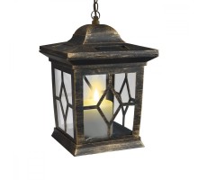 Уличный светильник подвесной  USL-S-180/PT220 Bronze lantern Uniel
