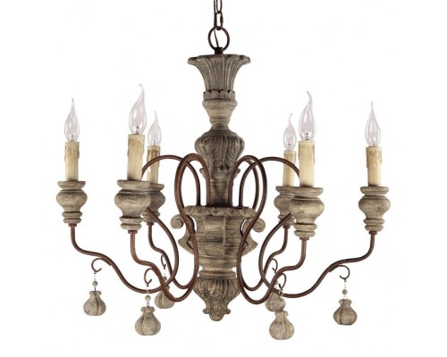 Подвесная люстра Miramare VL1286L06 Vele Luce Подвесная люстра Miramare VL1286L06 Vele Luce