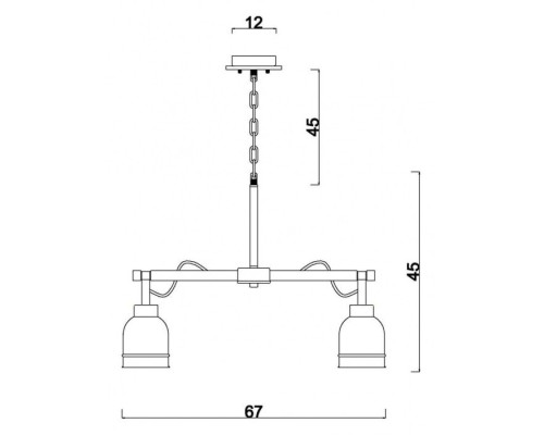 Подвесная люстра Calma VL2122L06 Vele Luce Подвесная люстра Calma VL2122L06 Vele Luce
