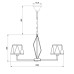 Подвесная люстра Si VL2191L06 Vele Luce