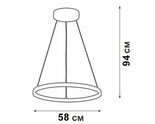 Подвесной светильник V04601-03/1S Vitaluce Подвесной светильник V04601-03/1S Vitaluce