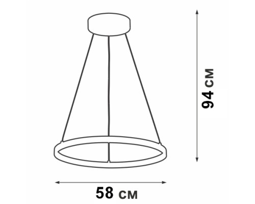 Подвесной светильник V04601-93/1S Vitaluce Подвесной светильник V04601-93/1S Vitaluce