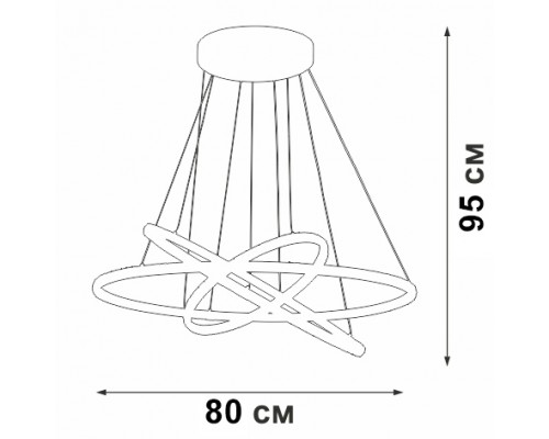 Подвесной светильник V04628-03/3S Vitaluce Подвесной светильник V04628-03/3S Vitaluce