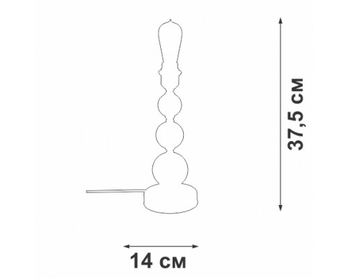 Интерьерная настольная лампа V2939-0/1L Vitaluce Интерьерная настольная лампа V2939-0/1L Vitaluce